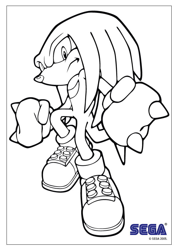 Kids-n-fun.com | Coloring page Sonic X Sonic X